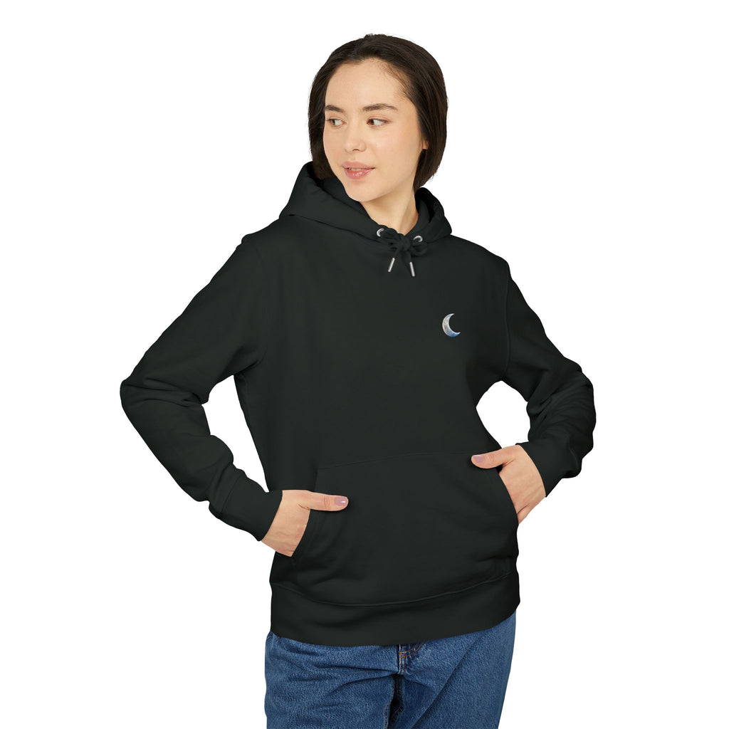 Model wearing Black Pullover Nation Dear Person Behind Me You Are Enough Hoodie front view 