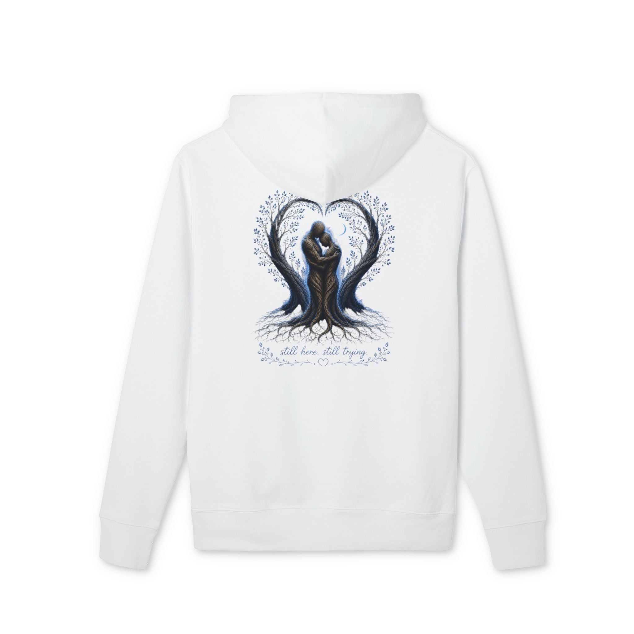 Mental Health Awareness Hoodie — "Still Here, Still Trying"